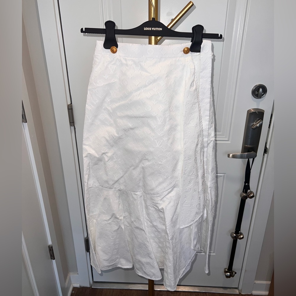 Louis Vuitton Flounced Wrap Skirt